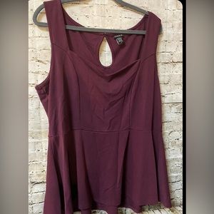 Torrid peplum top